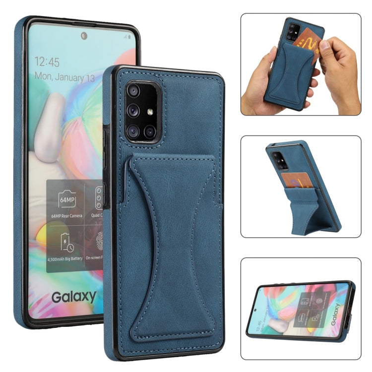 Ultra-thin Shockproof Protective Case with Holder, For Samsung Galaxy A21s, For Samsung Galaxy A32, For Samsung Galaxy A42 5G, For Samsung Galaxy A50, For Samsung Galaxy A51 5G, For Samsung Galaxy A52 5G / 4G, For Samsung Galaxy A71 5G�����������������...