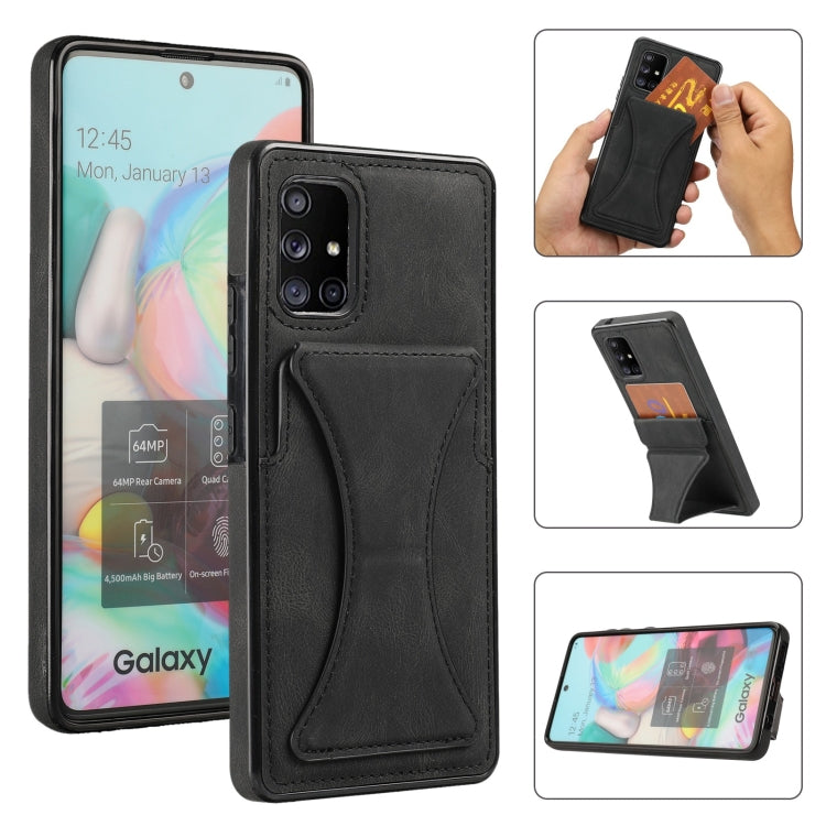 Ultra-thin Shockproof Protective Case with Holder, For Samsung Galaxy A21s, For Samsung Galaxy A32, For Samsung Galaxy A42 5G, For Samsung Galaxy A50, For Samsung Galaxy A51 5G, For Samsung Galaxy A52 5G / 4G, For Samsung Galaxy A71 5G�����������������...