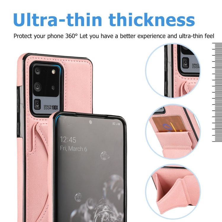 Ultra-thin Shockproof Protective Case with Holder, For Samsung Galaxy S20 Ultra, For Samsung Galaxy S21 5G, For Samsung Galaxy S21+ 5G