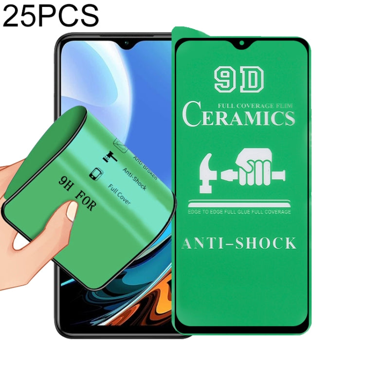 25 PCS 9D Full Screen Full Glue Ceramic Film