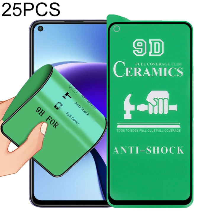 25 PCS 9D Full Screen Full Glue Ceramic Film