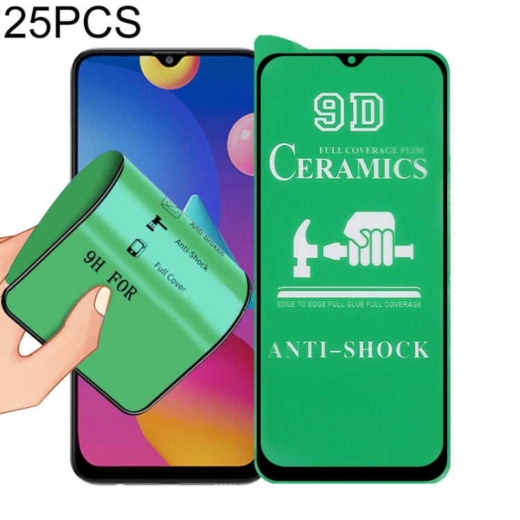 25 PCS 9D Full Screen Full Glue Ceramic Film