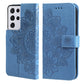 7-petal Flowers Embossing Pattern Horizontal Flip PU Leather Case with Holder & Card Slots & Wallet & Photo Frame, For Samsung Galaxy S21 Ultra 5G, For Samsung Galaxy S21 5G, For Samsung Galaxy S21 FE, For Samsung Galaxy S21+ 5G, For Samsung Galaxy A02...