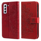 7-petal Flowers Embossing Pattern Horizontal Flip PU Leather Case with Holder & Card Slots & Wallet & Photo Frame, For Samsung Galaxy S21 Ultra 5G, For Samsung Galaxy S21 5G, For Samsung Galaxy S21 FE, For Samsung Galaxy S21+ 5G, For Samsung Galaxy A02...