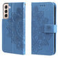 7-petal Flowers Embossing Pattern Horizontal Flip PU Leather Case with Holder & Card Slots & Wallet & Photo Frame, For Samsung Galaxy S21 Ultra 5G, For Samsung Galaxy S21 5G, For Samsung Galaxy S21 FE, For Samsung Galaxy S21+ 5G, For Samsung Galaxy A02...