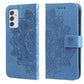 7-petal Flowers Embossing Pattern Horizontal Flip PU Leather Case with Holder & Card Slots & Wallet & Photo Frame, For Samsung Galaxy S21 Ultra 5G, For Samsung Galaxy S21 5G, For Samsung Galaxy S21 FE, For Samsung Galaxy S21+ 5G, For Samsung Galaxy A02...