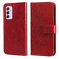 7-petal Flowers Embossing Pattern Horizontal Flip PU Leather Case with Holder & Card Slots & Wallet & Photo Frame, For Samsung Galaxy S21 Ultra 5G, For Samsung Galaxy S21 5G, For Samsung Galaxy S21 FE, For Samsung Galaxy S21+ 5G, For Samsung Galaxy A02...