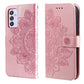 7-petal Flowers Embossing Pattern Horizontal Flip PU Leather Case with Holder & Card Slots & Wallet & Photo Frame, For Samsung Galaxy S21 Ultra 5G, For Samsung Galaxy S21 5G, For Samsung Galaxy S21 FE, For Samsung Galaxy S21+ 5G, For Samsung Galaxy A02...