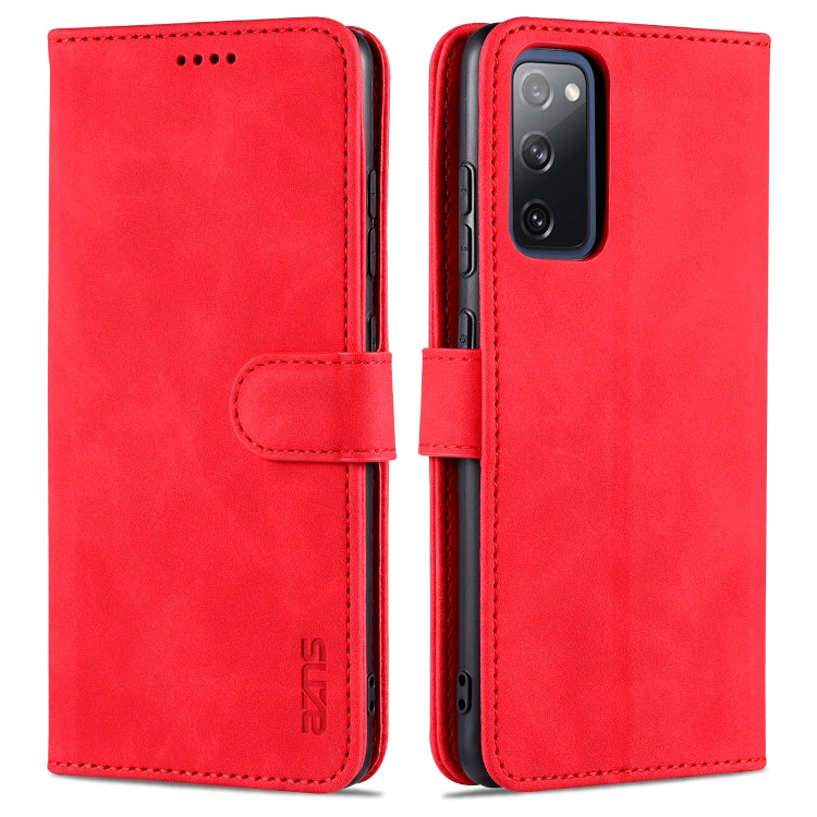 AZNS Skin Feel Calf Texture Horizontal Flip Leather Case with Card Slots & Holder & Wallet, For Samsung Galaxy A12 5G, For Samsung Galaxy A52 5G / 4G, For Samsung Galaxy A72 5G / 4G, For Samsung Galaxy S20 FE