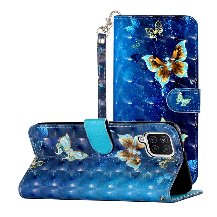 3D Pattern Horizontal Flip PU Leather Case with Holder & Card Slots & Wallet