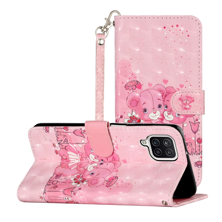 3D Pattern Horizontal Flip PU Leather Case with Holder & Card Slots & Wallet