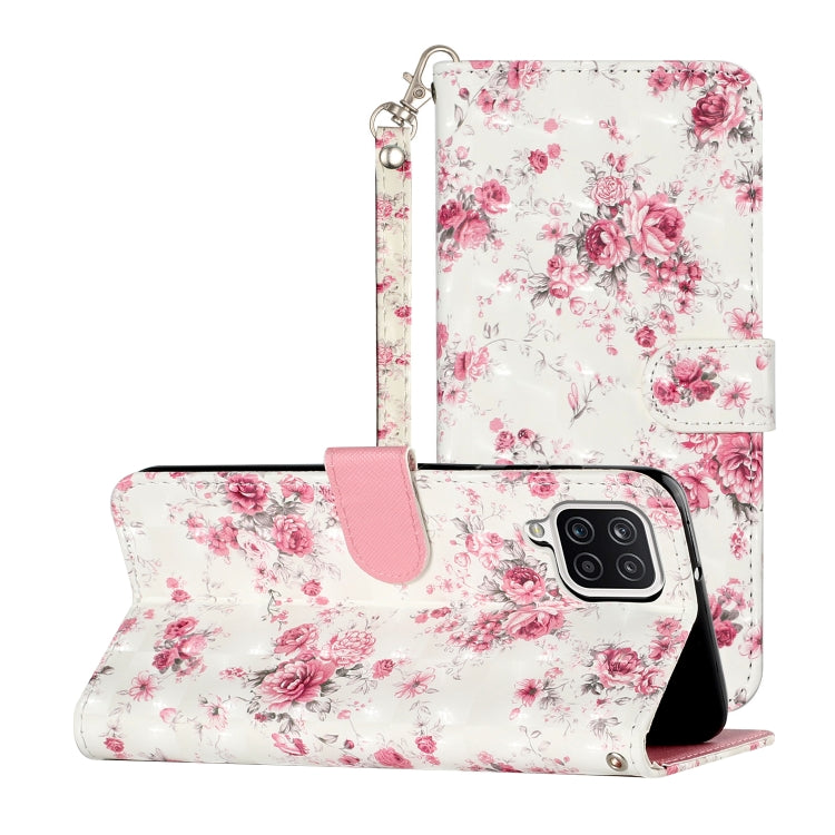 3D Pattern Horizontal Flip PU Leather Case with Holder & Card Slots & Wallet