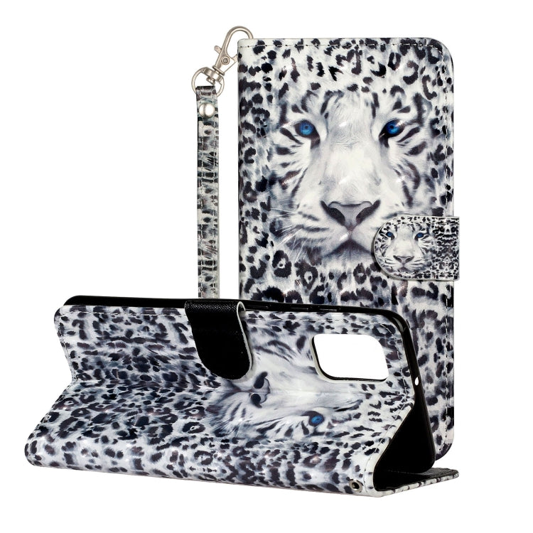 3D Pattern Horizontal Flip PU Leather Case with Holder & Card Slots & Wallet