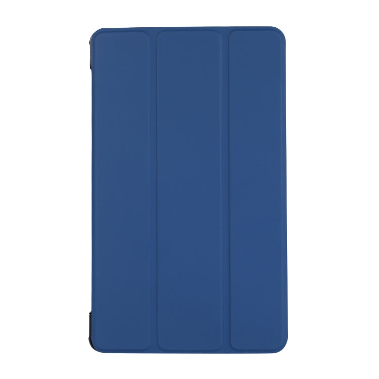 3-folding Skin Texture Horizontal Flip TPU + PU Leather Case with Holder