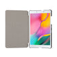 3-folding Skin Texture Horizontal Flip TPU + PU Leather Case with Holder