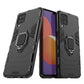 Shockproof PC + TPU Protective Case with Magnetic Ring Holder, For Samsung Galaxy M12