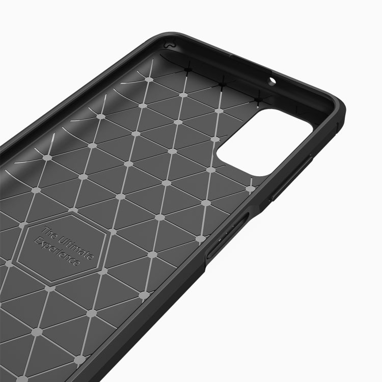 Brushed Texture Carbon Fiber TPU Case, For Samsung Galaxy A03s 164mm