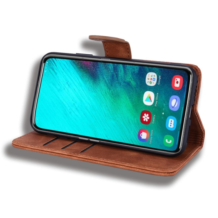 Calf Pattern Diamond Mandala Double Folding Design Embossed Leather Case with Wallet & Holder & Card Slots, For Galaxy A5 (2018) / A8 (2018), For Galaxy A6 (2018), For Galaxy A6+ (2018) / J8 (2018), For Galaxy A9 (2018), For Galaxy A10, For Galaxy A10e...