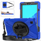 Silicone + PC Protective Case with Holder & Shoulder Strap, For Samsung Galaxy Tab A7 Lite T220 / T225