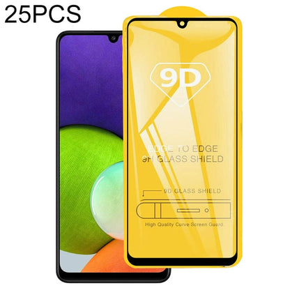 25 PCS 9D Full Glue Full Screen Tempered Glass Film, For Samsung Galaxy A22 4G (25 PCS), For OnePlus Nord CE 5G / Nord CE 2 5G (25 PCS), For Samsung Galaxy S21 FE 5G (25 PCS), For Samsung Galaxy A22 5G (25 PCS)