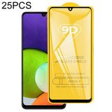 25 PCS 9D Full Glue Full Screen Tempered Glass Film, For Samsung Galaxy A22 4G (25 PCS), For OnePlus Nord CE 5G / Nord CE 2 5G (25 PCS), For Samsung Galaxy S21 FE 5G (25 PCS), For Samsung Galaxy A22 5G (25 PCS)