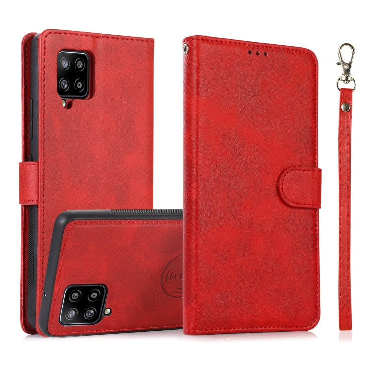 Calf Texture 2 in 1 Detachable Magnetic Back Cover Horizontal Flip Leather Case with Holder & Card Slots & Wallet & Photo Frame, For Samsung Galaxy A11 / M11, For Samsung Galaxy A21, For Samsung Galaxy A21s, For Samsung Galaxy A32, For Samsung Galaxy A...