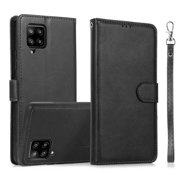 Calf Texture 2 in 1 Detachable Magnetic Back Cover Horizontal Flip Leather Case with Holder & Card Slots & Wallet & Photo Frame, For Samsung Galaxy A11 / M11, For Samsung Galaxy A21, For Samsung Galaxy A21s, For Samsung Galaxy A32, For Samsung Galaxy A...