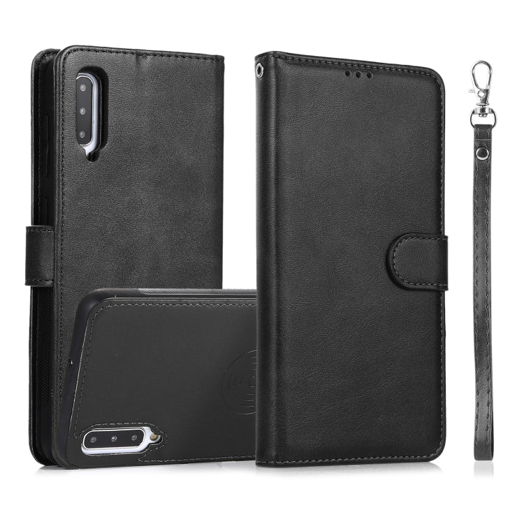 Calf Texture 2 in 1 Detachable Magnetic Back Cover Horizontal Flip Leather Case with Holder & Card Slots & Wallet & Photo Frame, For Samsung Galaxy A11 / M11, For Samsung Galaxy A21, For Samsung Galaxy A21s, For Samsung Galaxy A32, For Samsung Galaxy A...