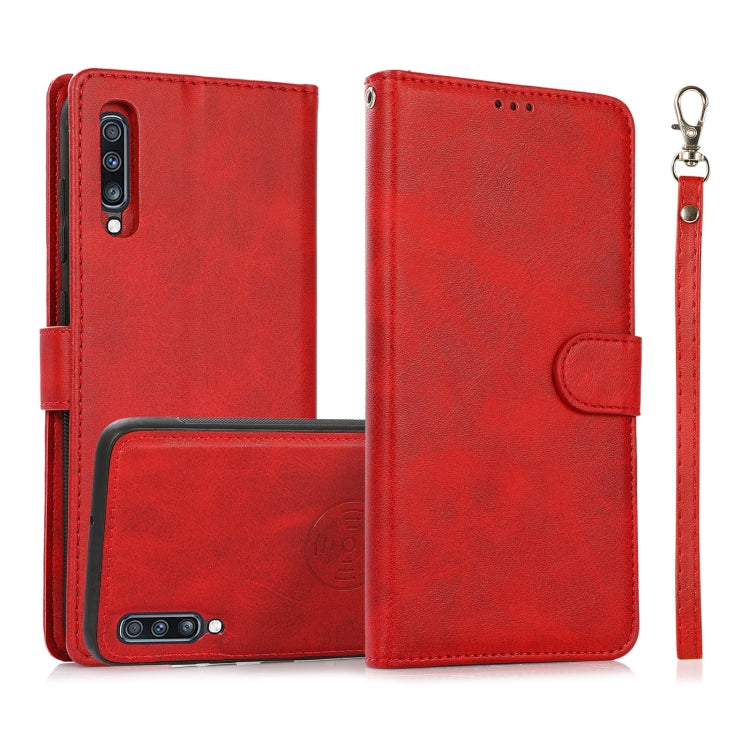 Calf Texture 2 in 1 Detachable Magnetic Back Cover Horizontal Flip Leather Case with Holder & Card Slots & Wallet & Photo Frame, For Samsung Galaxy A11 / M11, For Samsung Galaxy A21, For Samsung Galaxy A21s, For Samsung Galaxy A32, For Samsung Galaxy A...