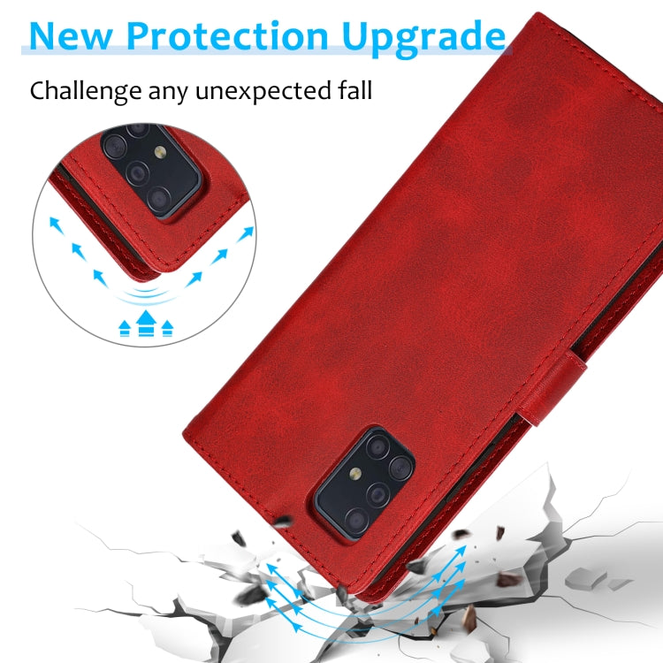 Calf Texture 2 in 1 Detachable Magnetic Back Cover Horizontal Flip Leather Case with Holder & Card Slots & Wallet & Photo Frame, For Samsung Galaxy A51 5G, For Samsung Galaxy A52 5G / 4G, For Samsung Galaxy A70, For Samsung Galaxy A71������������������...