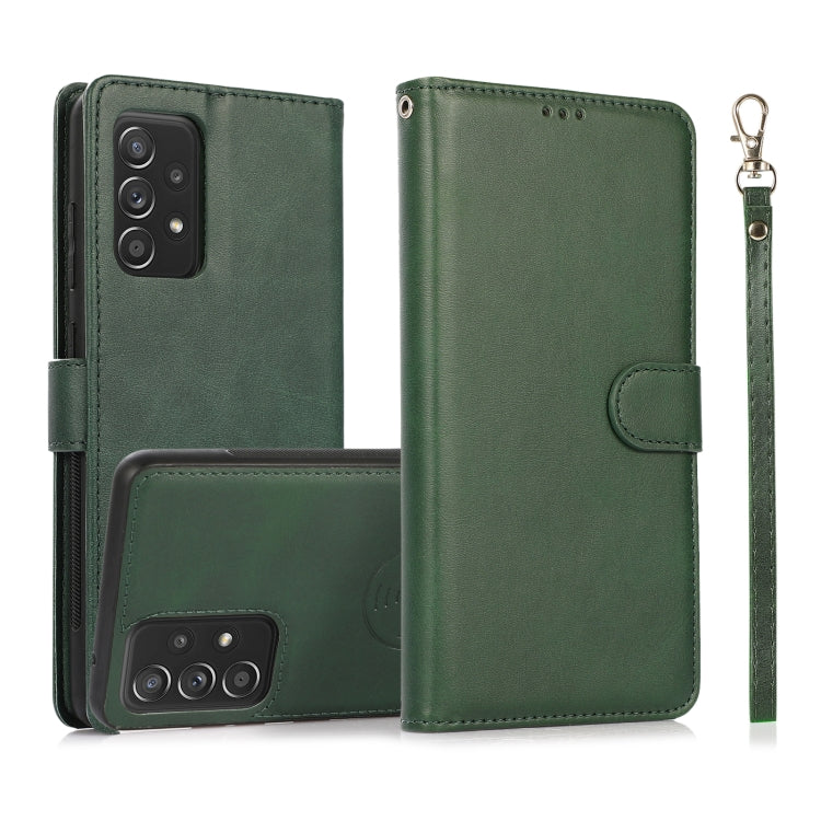 Calf Texture 2 in 1 Detachable Magnetic Back Cover Horizontal Flip Leather Case with Holder & Card Slots & Wallet & Photo Frame, For Samsung Galaxy A51 5G, For Samsung Galaxy A52 5G / 4G, For Samsung Galaxy A70, For Samsung Galaxy A71������������������...