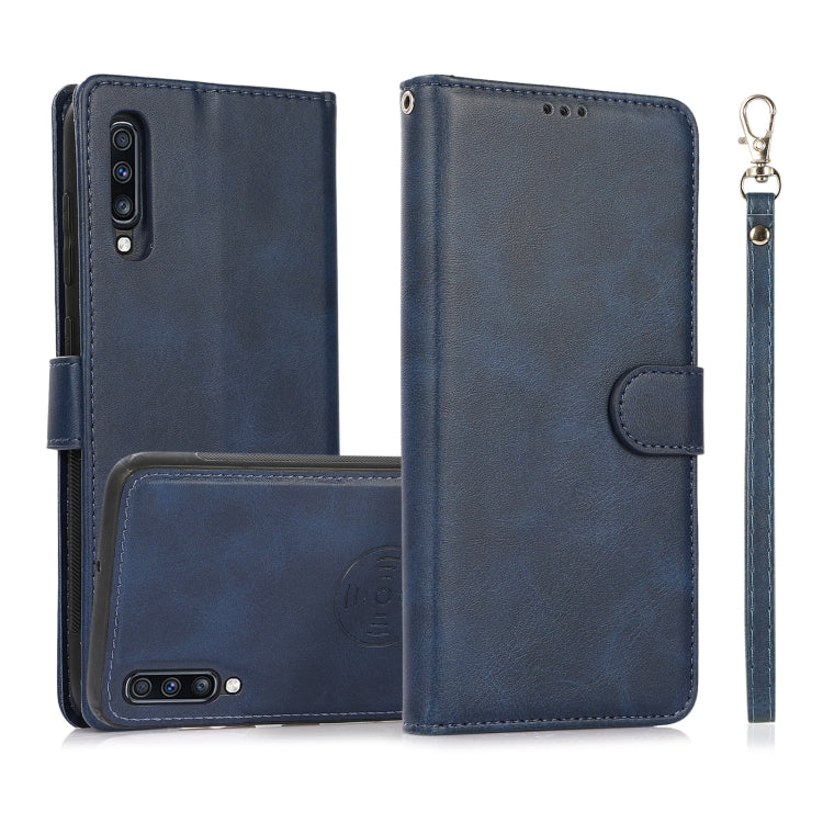 Calf Texture 2 in 1 Detachable Magnetic Back Cover Horizontal Flip Leather Case with Holder & Card Slots & Wallet & Photo Frame, For Samsung Galaxy A51 5G, For Samsung Galaxy A52 5G / 4G, For Samsung Galaxy A70, For Samsung Galaxy A71������������������...