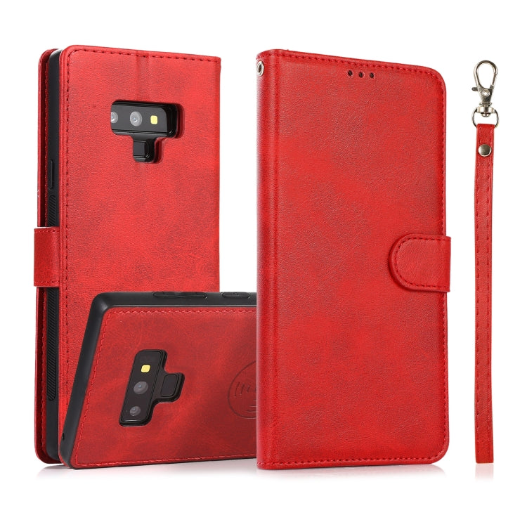 Calf Texture 2 in 1 Detachable Magnetic Back Cover Horizontal Flip Leather Case with Holder & Card Slots & Wallet & Photo Frame, For Samsung Galaxy A51 5G, For Samsung Galaxy A52 5G / 4G, For Samsung Galaxy A70, For Samsung Galaxy A71������������������...