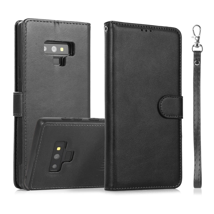 Calf Texture 2 in 1 Detachable Magnetic Back Cover Horizontal Flip Leather Case with Holder & Card Slots & Wallet & Photo Frame, For Samsung Galaxy A51 5G, For Samsung Galaxy A52 5G / 4G, For Samsung Galaxy A70, For Samsung Galaxy A71������������������...