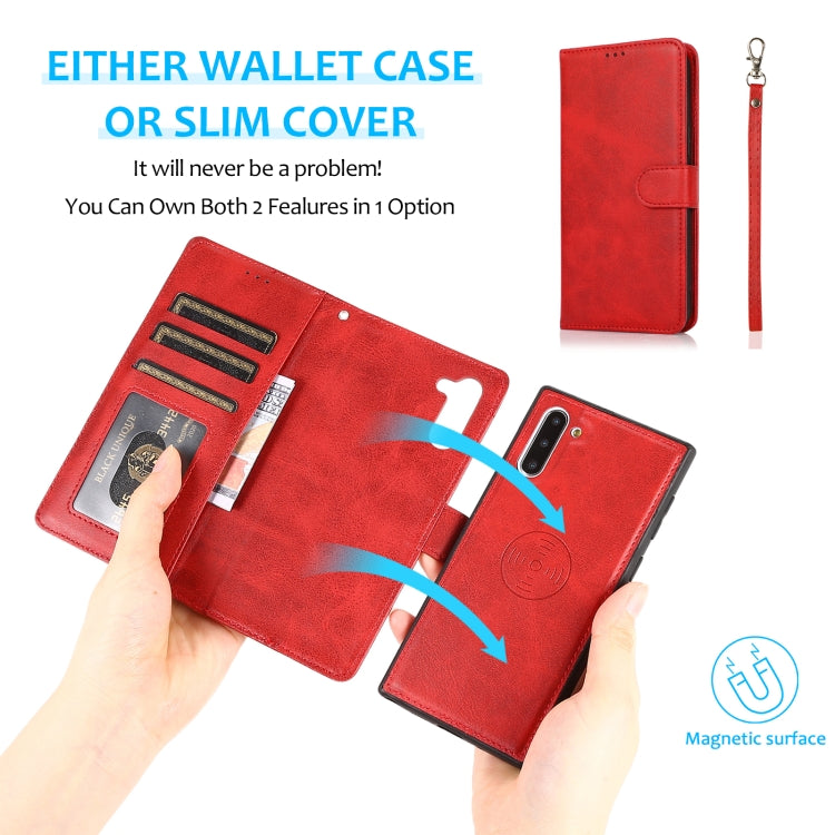 Calf Texture 2 in 1 Detachable Magnetic Back Cover Horizontal Flip Leather Case with Holder & Card Slots & Wallet & Photo Frame, For Samsung Galaxy Note10, For Samsung Galaxy Note10+, For Samsung Galaxy Note20, For Samsung Galaxy S10e������������������...