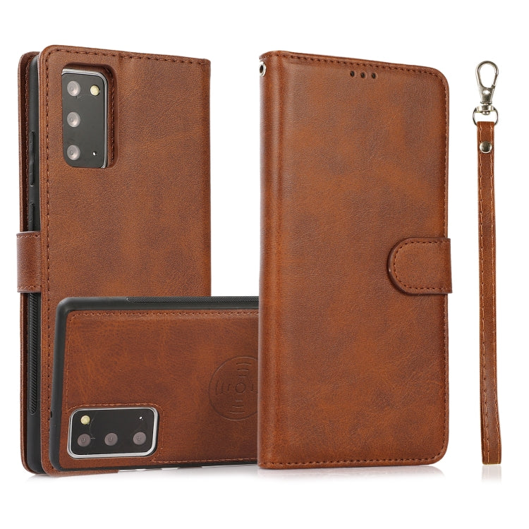 Calf Texture 2 in 1 Detachable Magnetic Back Cover Horizontal Flip Leather Case with Holder & Card Slots & Wallet & Photo Frame, For Samsung Galaxy Note10, For Samsung Galaxy Note10+, For Samsung Galaxy Note20, For Samsung Galaxy S10e������������������...