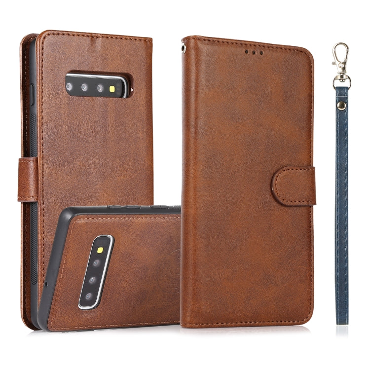 Calf Texture 2 in 1 Detachable Magnetic Back Cover Horizontal Flip Leather Case with Holder & Card Slots & Wallet & Photo Frame, For Samsung Galaxy Note10, For Samsung Galaxy Note10+, For Samsung Galaxy Note20, For Samsung Galaxy S10e������������������...
