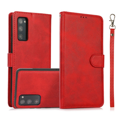 Calf Texture 2 in 1 Detachable Magnetic Back Cover Horizontal Flip Leather Case with Holder & Card Slots & Wallet & Photo Frame, For Samsung Galaxy S20 FE, For Samsung Galaxy S20 Ultra, For Samsung Galaxy S21 Ultra 5G, For Samsung Galaxy S21+ 5G�������...