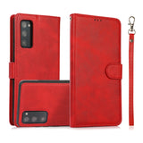 Calf Texture 2 in 1 Detachable Magnetic Back Cover Horizontal Flip Leather Case with Holder & Card Slots & Wallet & Photo Frame, For Samsung Galaxy S20 FE, For Samsung Galaxy S20 Ultra, For Samsung Galaxy S21 Ultra 5G, For Samsung Galaxy S21+ 5G�������...