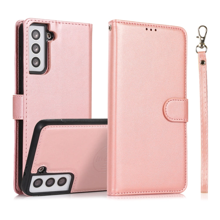 Calf Texture 2 in 1 Detachable Magnetic Back Cover Horizontal Flip Leather Case with Holder & Card Slots & Wallet & Photo Frame, For Samsung Galaxy S20 FE, For Samsung Galaxy S20 Ultra, For Samsung Galaxy S21 Ultra 5G, For Samsung Galaxy S21+ 5G�������...