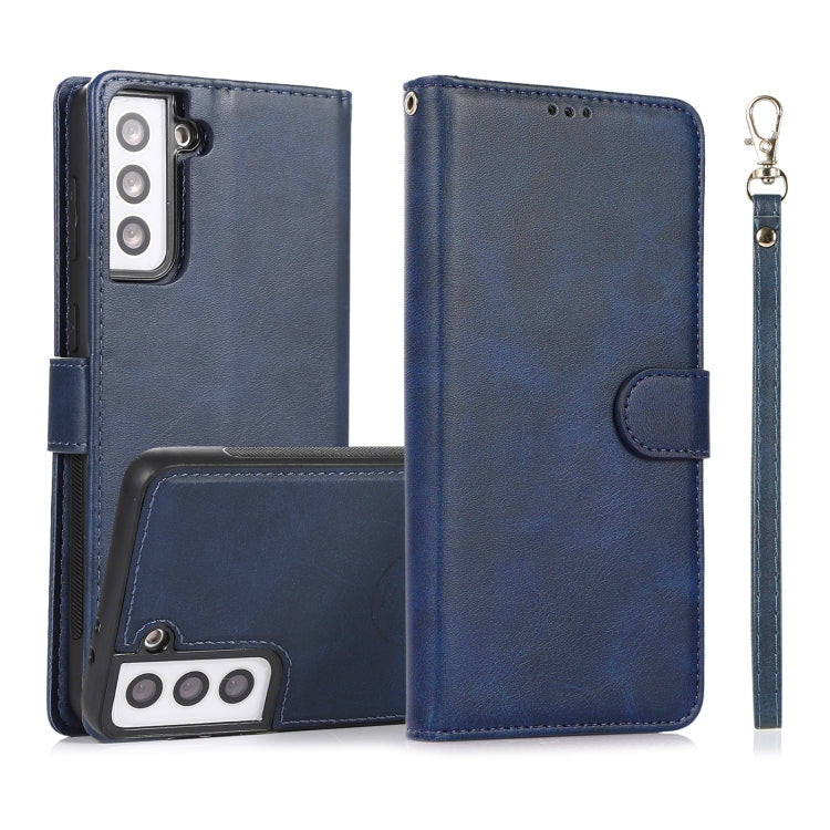 Calf Texture 2 in 1 Detachable Magnetic Back Cover Horizontal Flip Leather Case with Holder & Card Slots & Wallet & Photo Frame, For Samsung Galaxy S20 FE, For Samsung Galaxy S20 Ultra, For Samsung Galaxy S21 Ultra 5G, For Samsung Galaxy S21+ 5G�������...