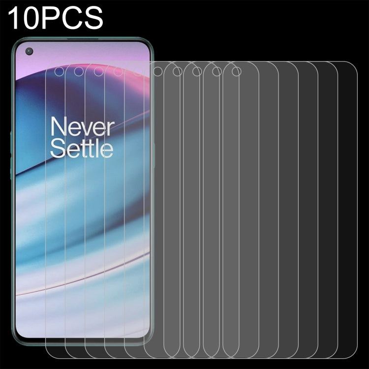 10 PCS 0.26mm 9H 2.5D Tempered Glass Film, For OnePlus Nord CE 5G / Nord CE 2 5G (10 PCS), For Samsung Galaxy A22 4G (10 PCS), For Samsung Galaxy A22 5G  (10 PCS), For Samsung Galaxy S21 FE 5G (10 PCS)