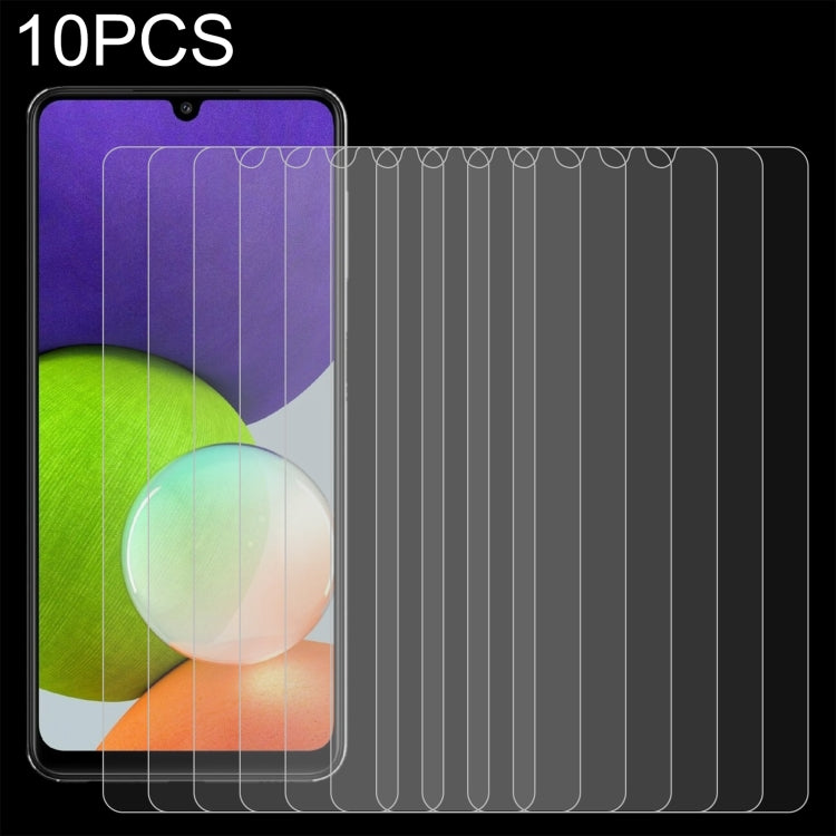 10 PCS 0.26mm 9H 2.5D Tempered Glass Film, For OnePlus Nord CE 5G / Nord CE 2 5G (10 PCS), For Samsung Galaxy A22 4G (10 PCS), For Samsung Galaxy A22 5G  (10 PCS), For Samsung Galaxy S21 FE 5G (10 PCS)