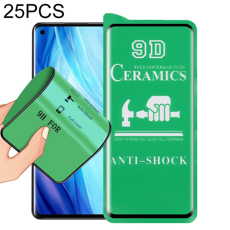 25 PCS 9D Full Screen Full Glue Ceramic Film