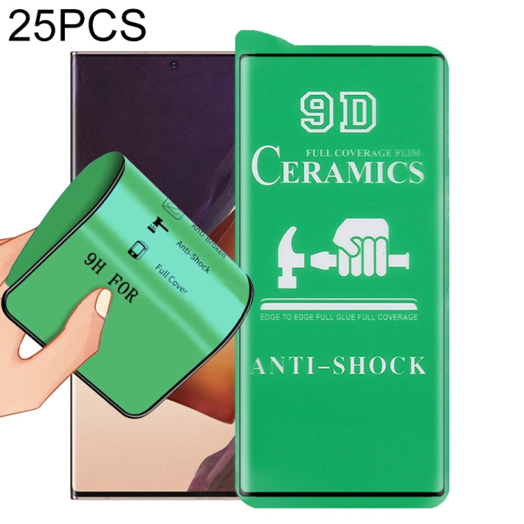 25 PCS 9D Full Screen Full Glue Ceramic Film