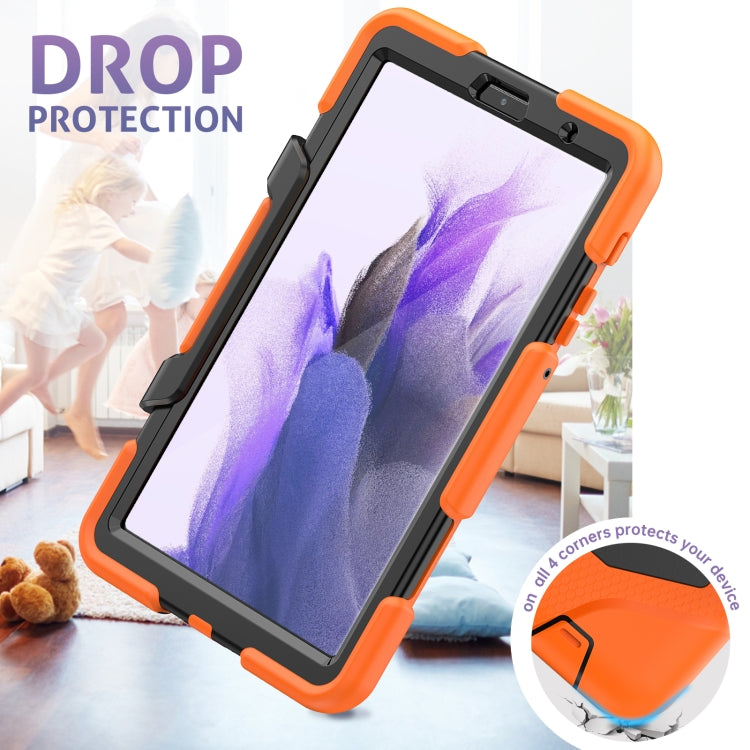 Shockproof Colorful Silicon + PC Protective Case with Holder & Pen Slot