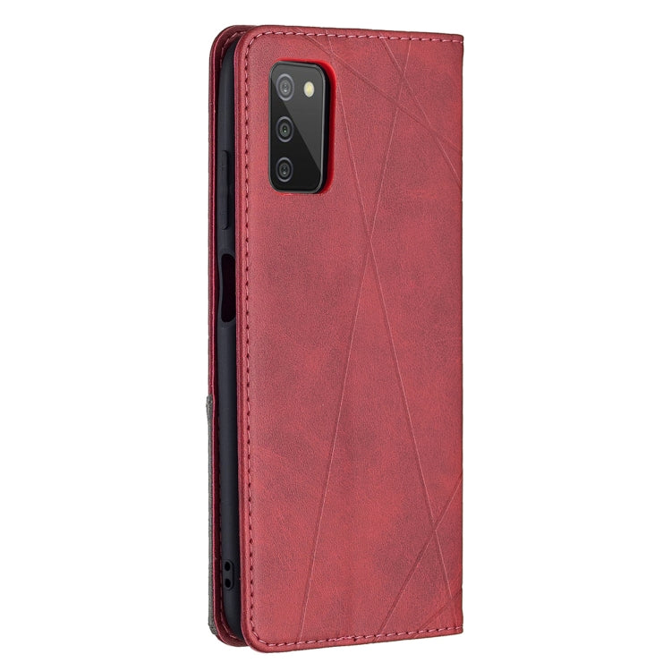Rhombus Texture Horizontal Flip Magnetic Leather Case with Holder & Card Slots, For Samsung Galaxy A03s, For Xiaomi Mi 11 Lite, For Xiaomi Poco M3 Pro / Redmi Note 10 5G, For Samsung Galaxy A03s 164mm