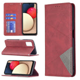 Rhombus Texture Horizontal Flip Magnetic Leather Case with Holder & Card Slots, For Samsung Galaxy A03s, For Xiaomi Mi 11 Lite, For Xiaomi Poco M3 Pro / Redmi Note 10 5G, For Samsung Galaxy A03s 164mm