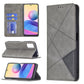 Rhombus Texture Horizontal Flip Magnetic Leather Case with Holder & Card Slots, For Samsung Galaxy A03s, For Xiaomi Mi 11 Lite, For Xiaomi Poco M3 Pro / Redmi Note 10 5G, For Samsung Galaxy A03s 164mm