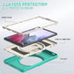 360 Degree Rotation PC + TPU Protective Case with Holder & Hand-strap, For Samsung Galaxy A7 Lite T220 / T225